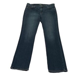 Lauren High Rise Jeans, Size 10, Blue Denim